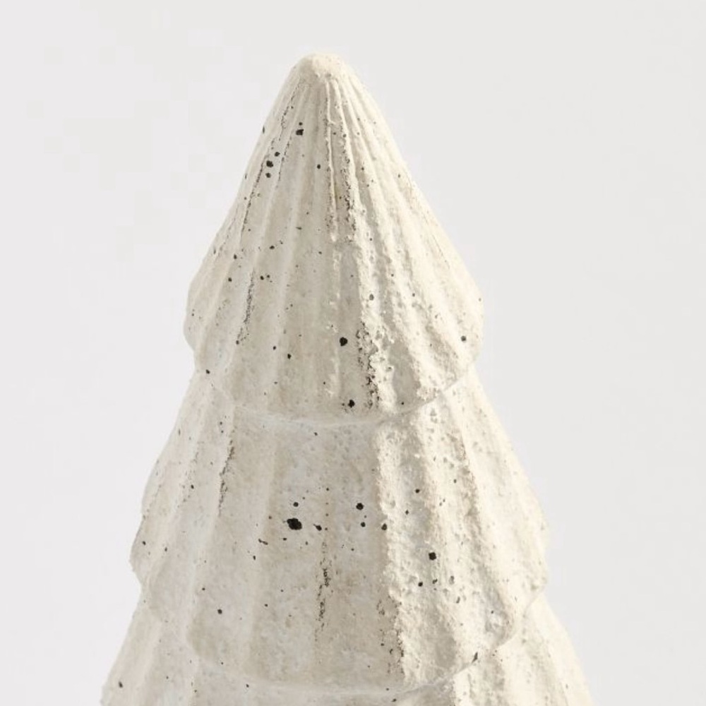 Pottery Barn Artisan Handcrafted Terracotta Medium 14” Christmas Tree NEW IN BOX - Picture 3 of 8